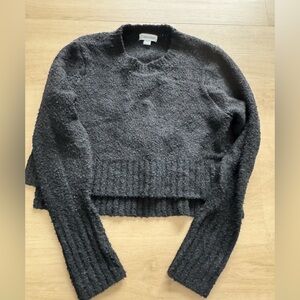 Calvin Klein Woman’s Black Cropped Sweater (Size XS)